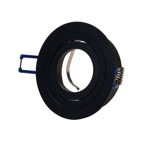 Встраиваемый точечный поворотный светильник MARS R1-BK-GU10