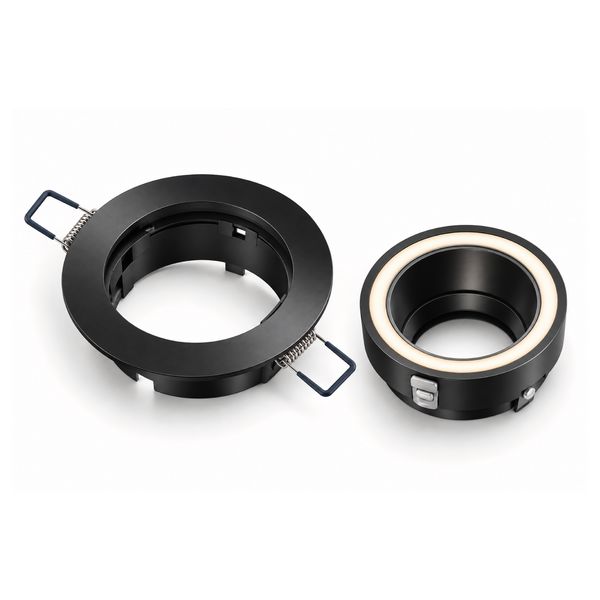 Встраиваемый точечный поворотный светильник ORBITA BK-R-GU10 (арт. 99091)