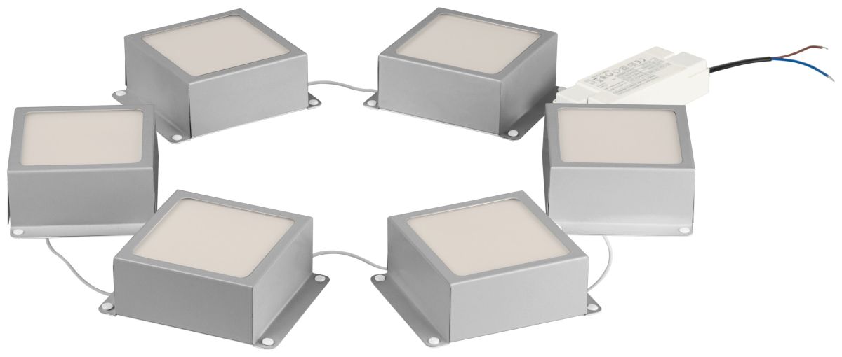 Встраиваемый светильник (комплект из 6 шт.) Эра SPO-646-3-5K-S6 Б0063043