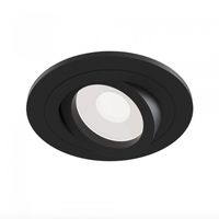 Встраиваемый точечный поворотный светильник MARS R1-BK-GU10