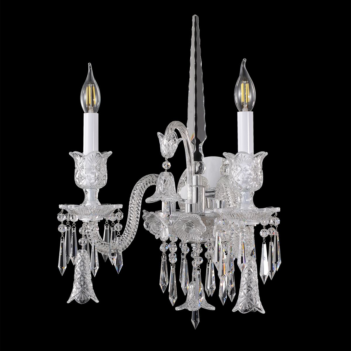 Бра Crystal Lux VERSAILLES AP2 CHROME