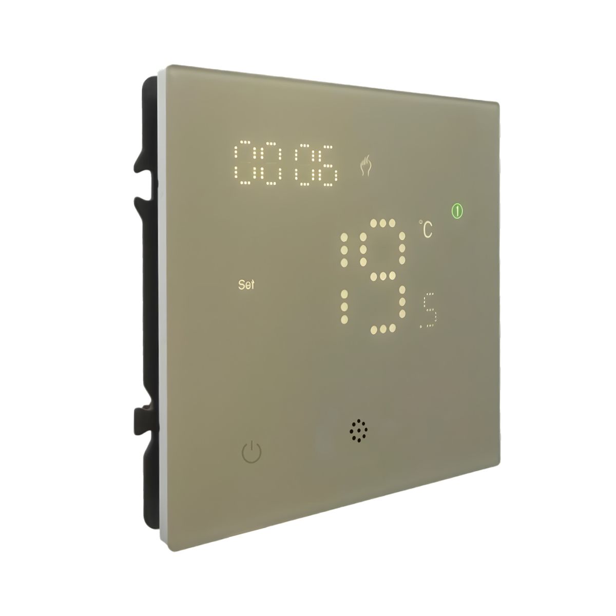 Терморегулятор для теплого пола WiFi цифровой Кашемир матовый Kollinger Eclipse EC-702CM