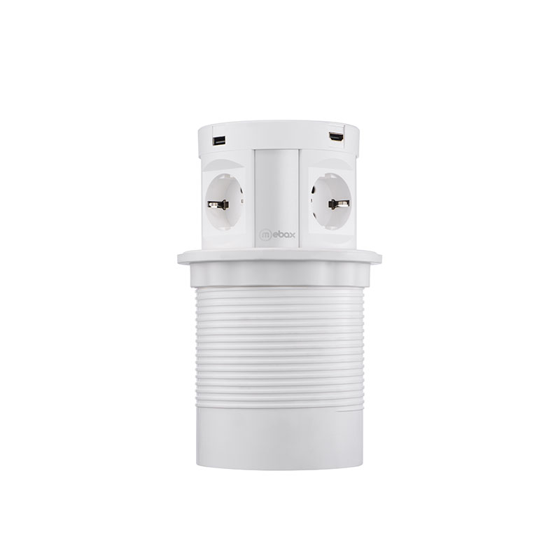 Блок розеток 107J (4 секции, 2 USB и 2 HDMI) Mebax 00-00001170