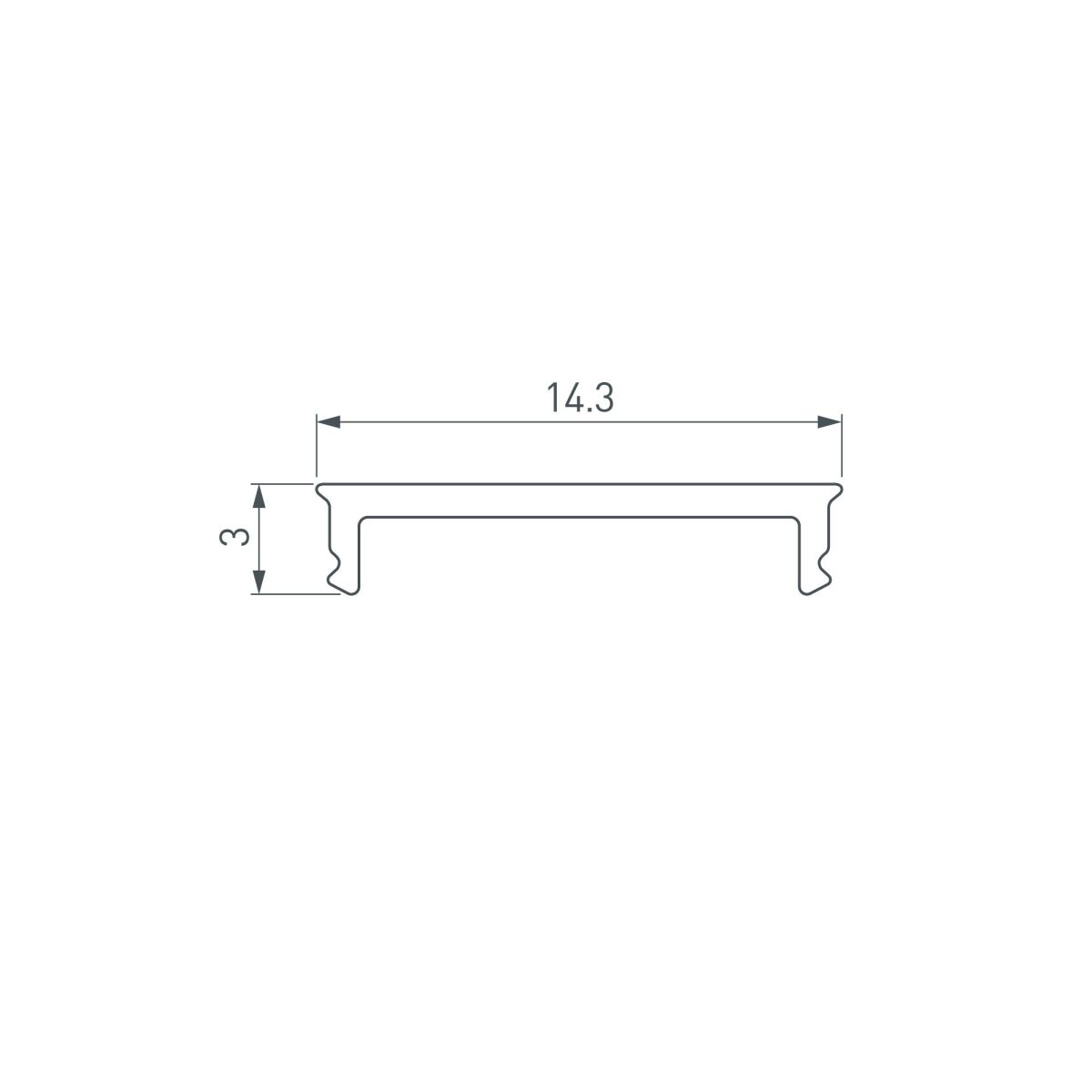 Экран Arlight SL-SLIM15-H10-W14-2000 OPAL 056893