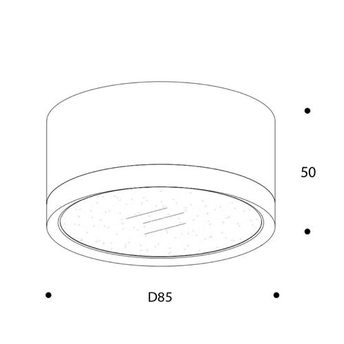 Потолочный накладной светильник CORE M50-BK-GX53