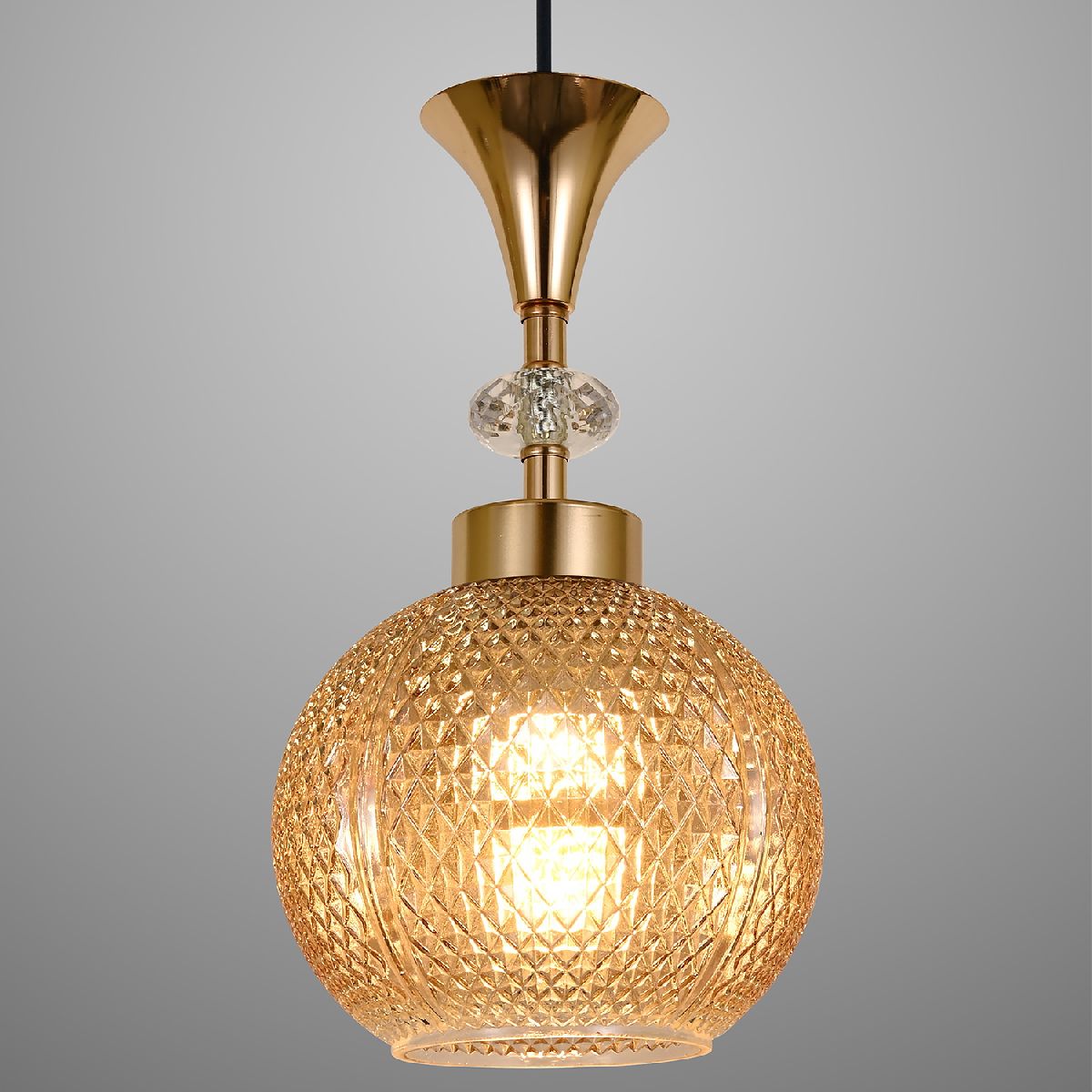 Каскадная люстра Reluce 02001-0.9-09 AMBER