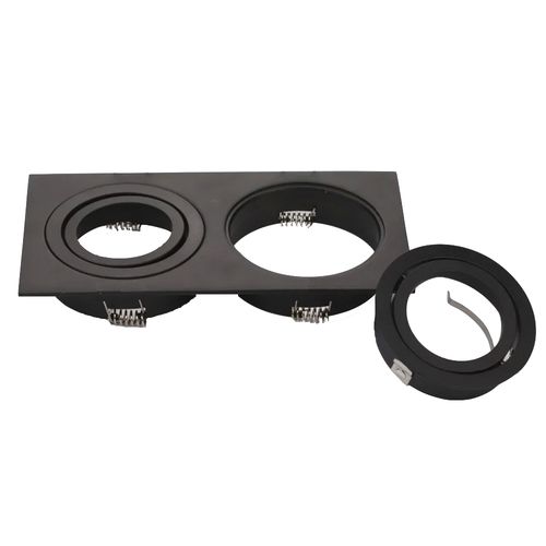 Встраиваемый точечный поворотный светильник MARS Q2-BK-GU10